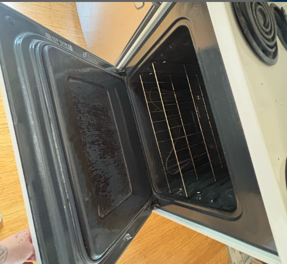 Oven deep clean before cleaning